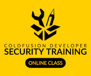 ColdFusion Developer Security Training Online Class